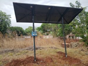 Our Solar Pump borehole, Resthaven.